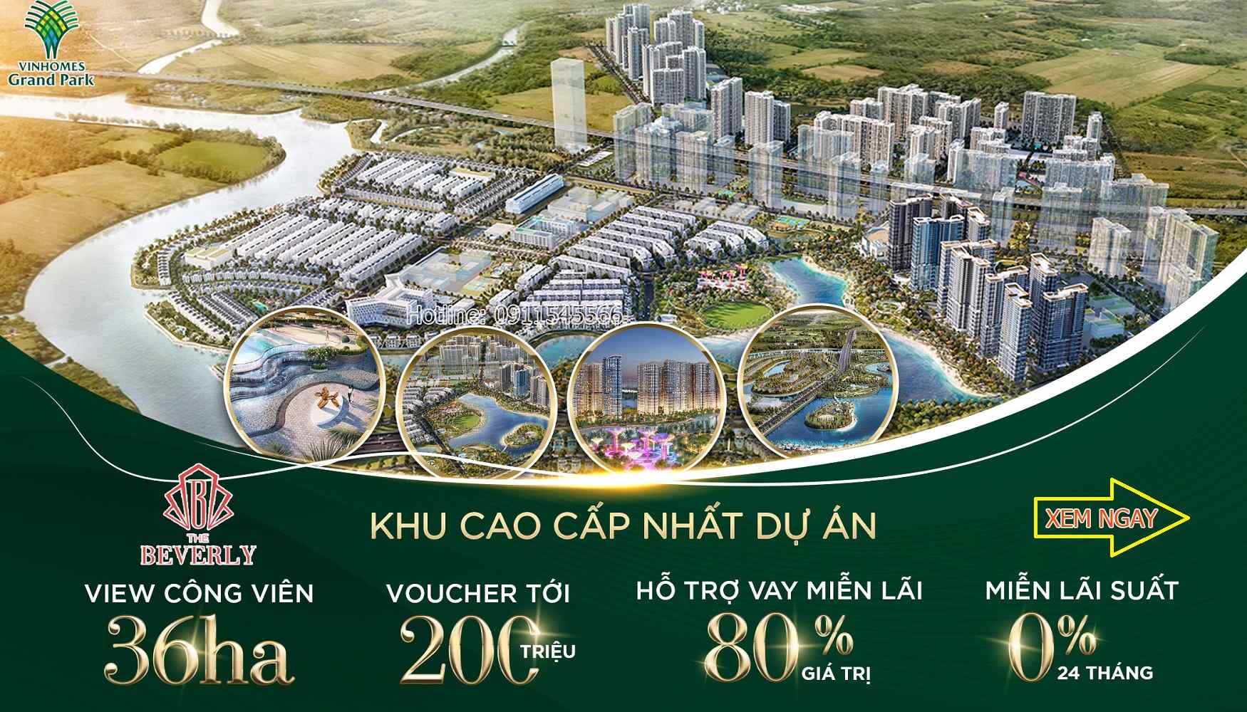 Vinhomes Grand Park cho thuê căn hộ hạng sang giá hời thu hút nhiều nhà đầu  tư